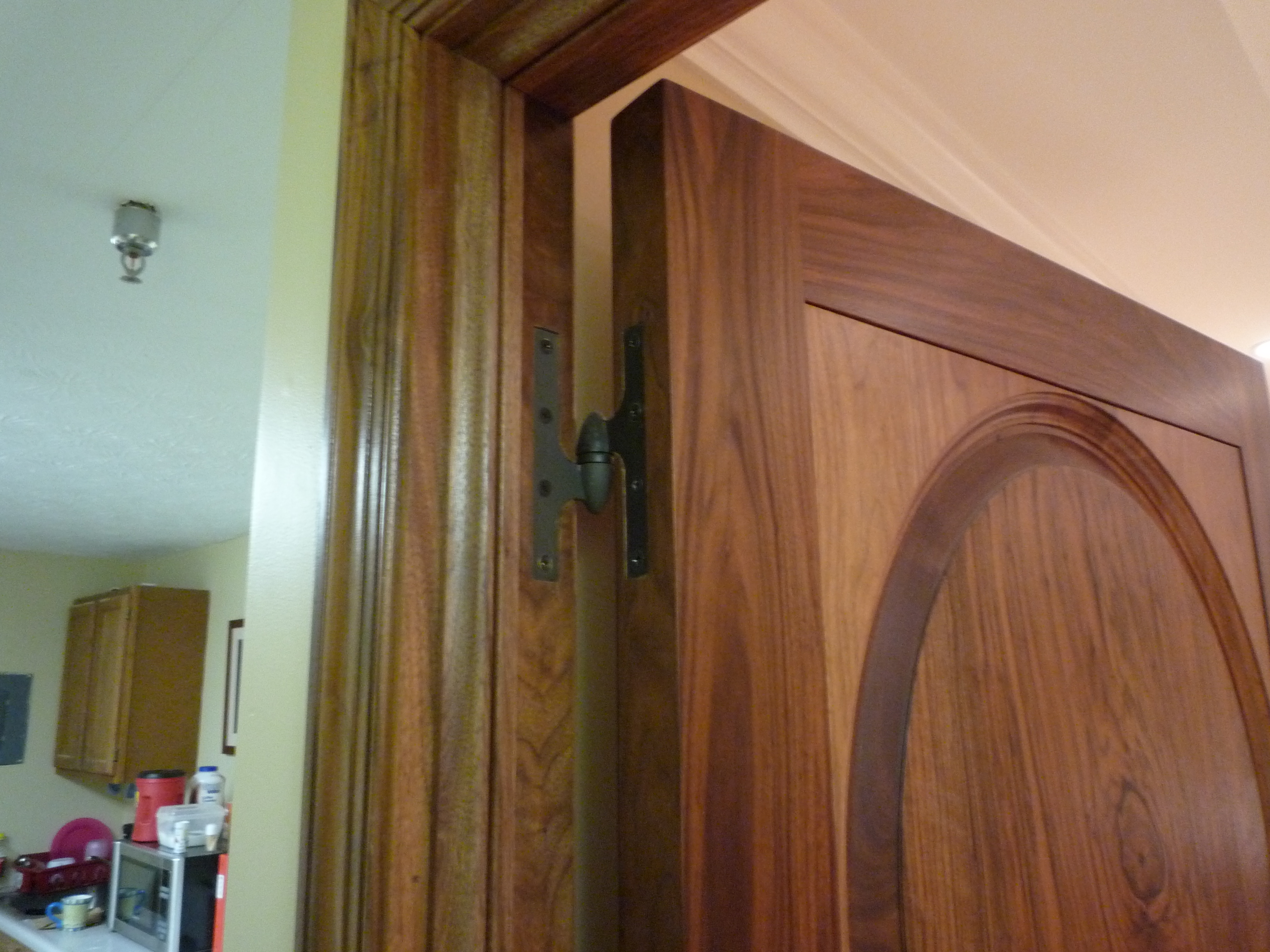 Wood Door Olive Knuckle Hinge Fieldstone Windows