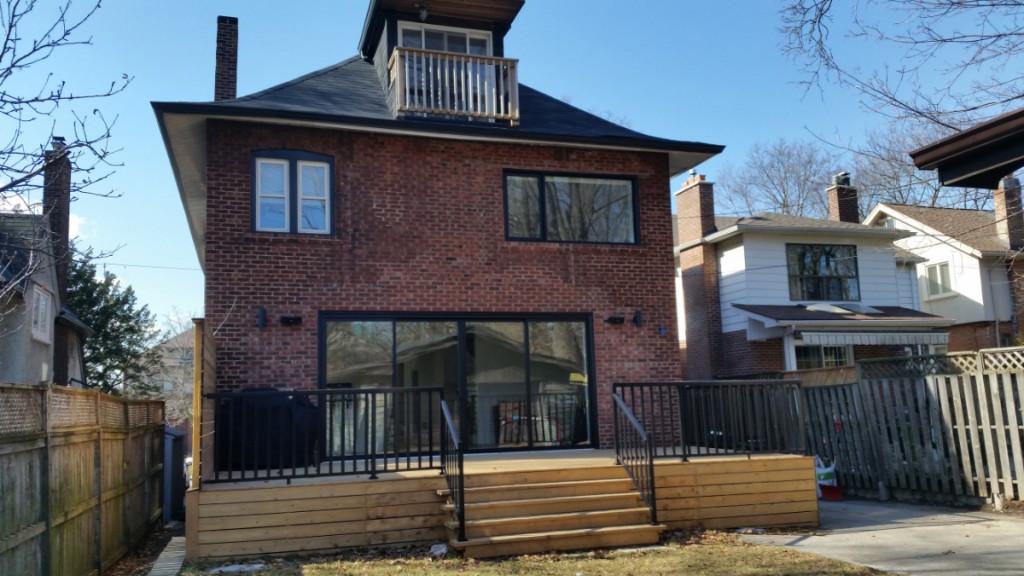 Black Sliding Patio Door 16' Wide Fieldstone Windows and Doors