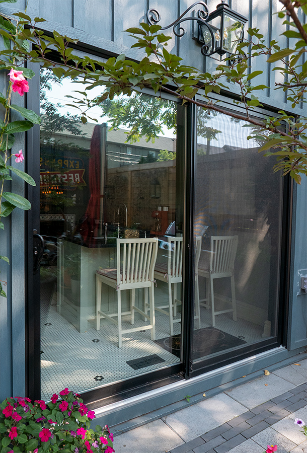 Double Sliding Door In Kitchen Toronto Fieldstone Windows Double Sliding Door In Kitchen, Double Sliding Doors Patio