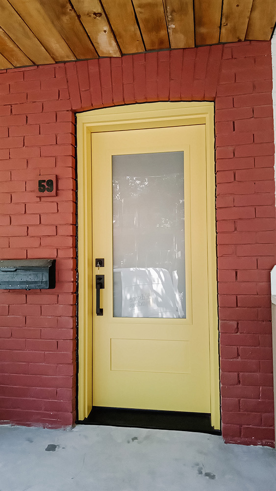 2Panel Style Smooth Fiberglass Door Toronto